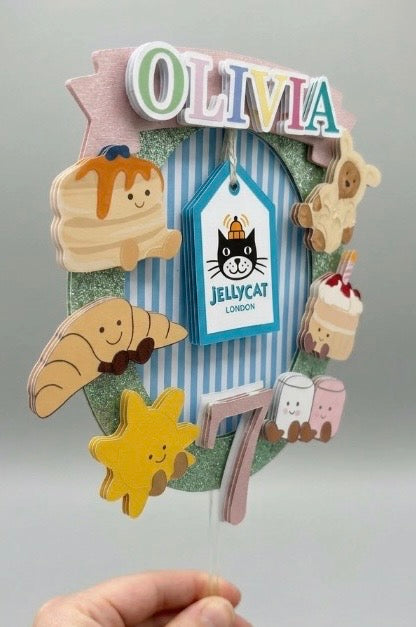 Jellycat Inspired Cake Topper
