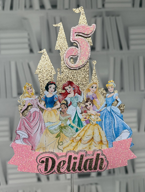 Sparkle Princess Cake Topper