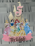 Sparkle Princess Cake Topper